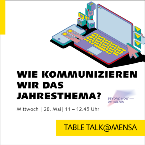Illustration: Nina Krug TABLE TALK@MENSA am 28. Mai, 11 Uhr