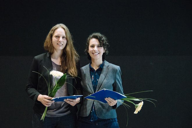 Marie-Luise Birkholz und Priscilla Nogueira, Doktorandinnen mit einem Chancengleichheit-Stipendium