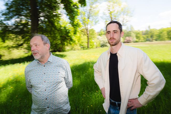 Klaus Fritze-Herbst (links) und Christian Doeller vom Projekt »PostCompost«, Foto: Julian Linden Porträt von Klaus Fritze-Herbst (links) und Christian Doeller vom Projekt »PostCompost«