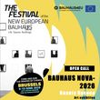 Plakat zum »Festival of the New European Bauhaus« mit Open Call »Bauhaus Nova 2026« und Informationen zur Veranstaltung in Brüssel