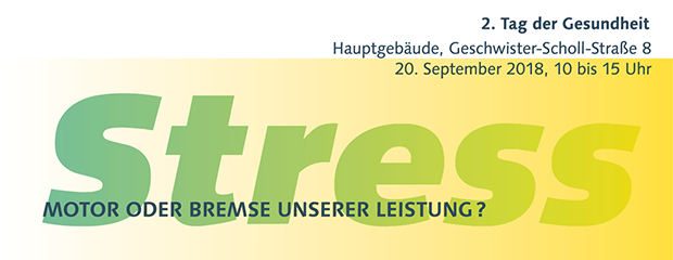 2. Tag der Gesundheit an der Bauhaus-Universität Weimar am 20. September 2018 von 10 bis 15 Uhr