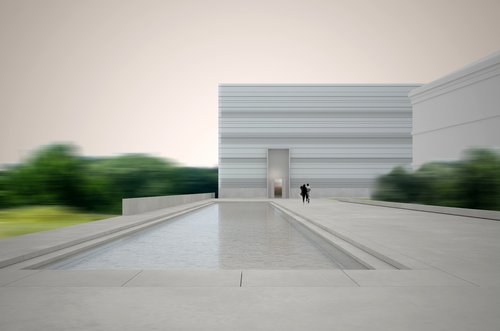 Gewinnerentwurf von Heike Hanada für das neue Bauhaus-Museum Weimar (Quelle: Heike Hanada)