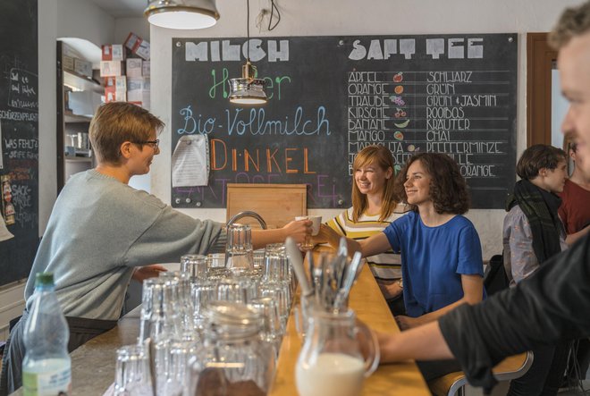 Café in der M18 (Foto: Marcus Glahn)