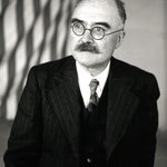 Maurice Halbwachs, 1944. Photo: Collège de France Archives; edited.