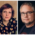 Collage von Portraitfotos: links Lena Libertà, rechts Markus Dietrich