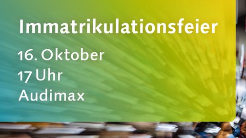 16. Oktober, 17 Uhr | Audimax, Steubenstr. 6 