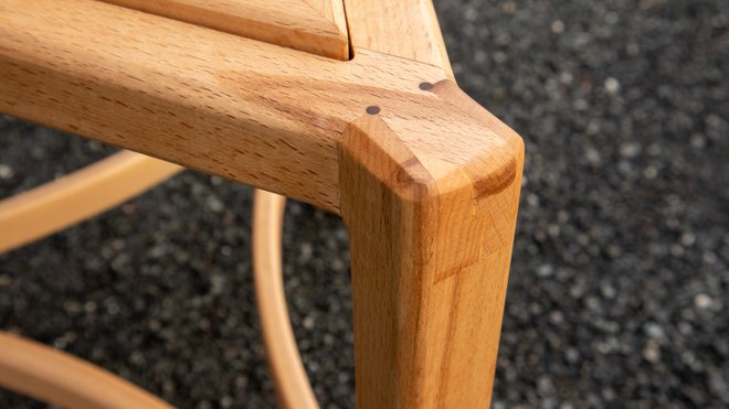 Hocker Bein mit Detail Verbindung