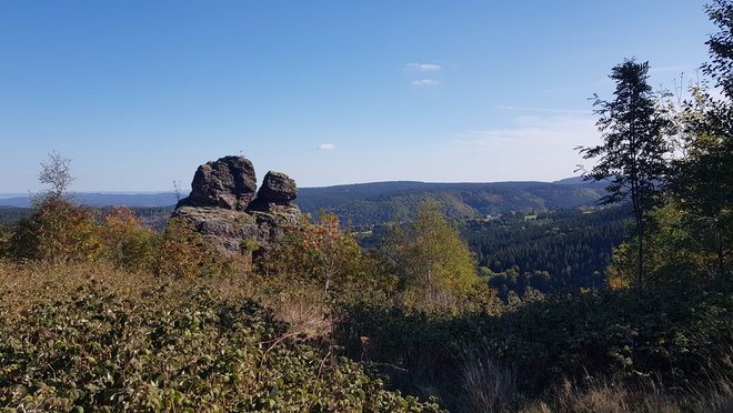 Landschaftsbilck Richtung Suhl