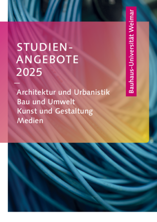 Übersicht Studiengänge, Cover Flyer