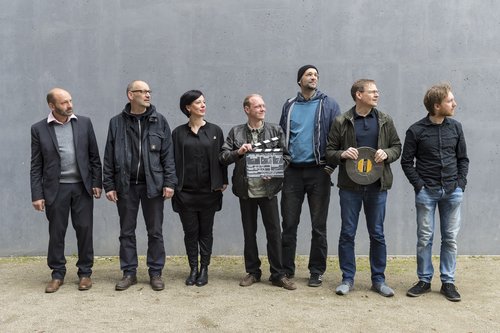 Das Team der »Stummfilm-Retrospektive« (v.l.n.r.): Dr. Simon Frisch, Sven Opel, Dr. Katrin Richter, Gerrit Heber, Dirk Heinje, Dr. Jens Riederer, Richard Siedhoff (Foto: Annett Jahn), nicht im Bild: Louisa Maier und Salma Viràg Pethö-Zayed