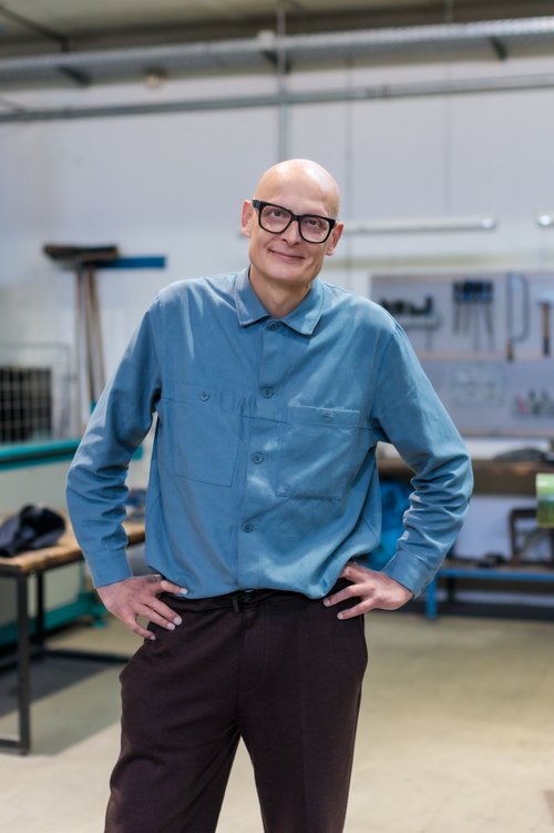 Prof. Andreas Mühlenberend, Dekan der Fakultät Kunst und Gestaltung. Foto: Niklas Hamann