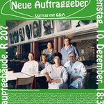 Plakat IRRE@bauhaus mit Neue Auftraggeber