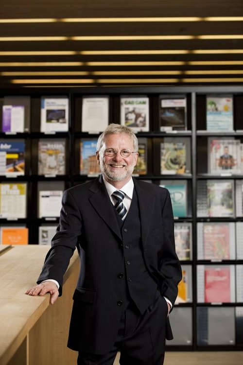 Prof. Dr.-Ing. Dipl.-Wirtsch.-Ing. Hans Wilhelm Alfen wurde zum Dekan der Fakultät Bauingenieurwesen gewählt. (Bauhaus-Universität Weimar, Foto: Jens Hauspurg)