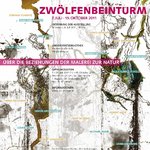 Plakat zur Ausstellung ZWÖLFENBEINTURM (Bauhaus-Universität Weimar, Fakultät Gestaltung)