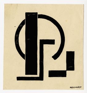 Grete Reichardt. Zeichnung/Studie: Übung Gestaltungslehre, Vorkurs Moholy-Nagy. 1927. N/59/80.2-3; Bestand Grete Reichardt; © Archiv der Moderne Grete Reichardt. Zeichnung/Studie: Übung Gestaltungslehre, Vorkurs Moholy-Nagy. 1927. N/59/80.2-3; Bestand Grete Reichardt; © Archiv der Moderne