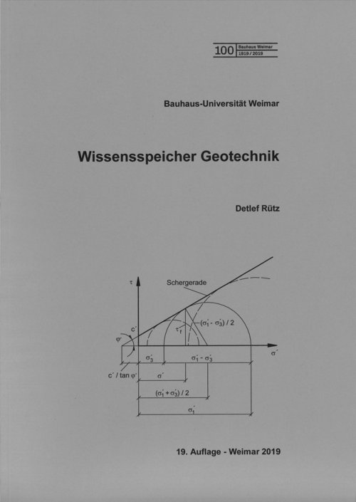 Bauhaus-Universität Weimar: Wissensspeicher Geotechnik