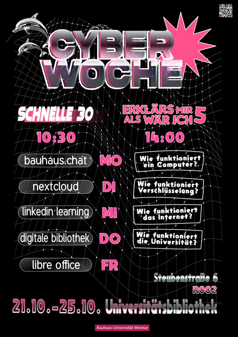 Cyberwoche vom 21.10 bis 25.10.