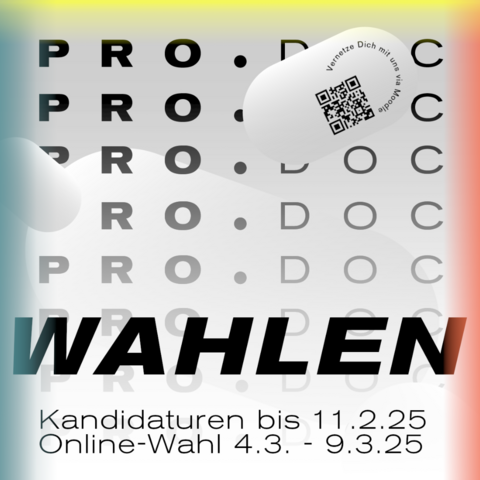 Wahl des Promovierendenrats Grafik: Ann-Kathrin Müller