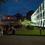 Die erste öffentliche Präsentation von bauhaus.ifex fand im Rahmen der summaery2013 mit der Projektion der »fassaden-maschine« statt (Copyright: Bauhaus-Universität Weimar, Foto: Thomas Müller)
