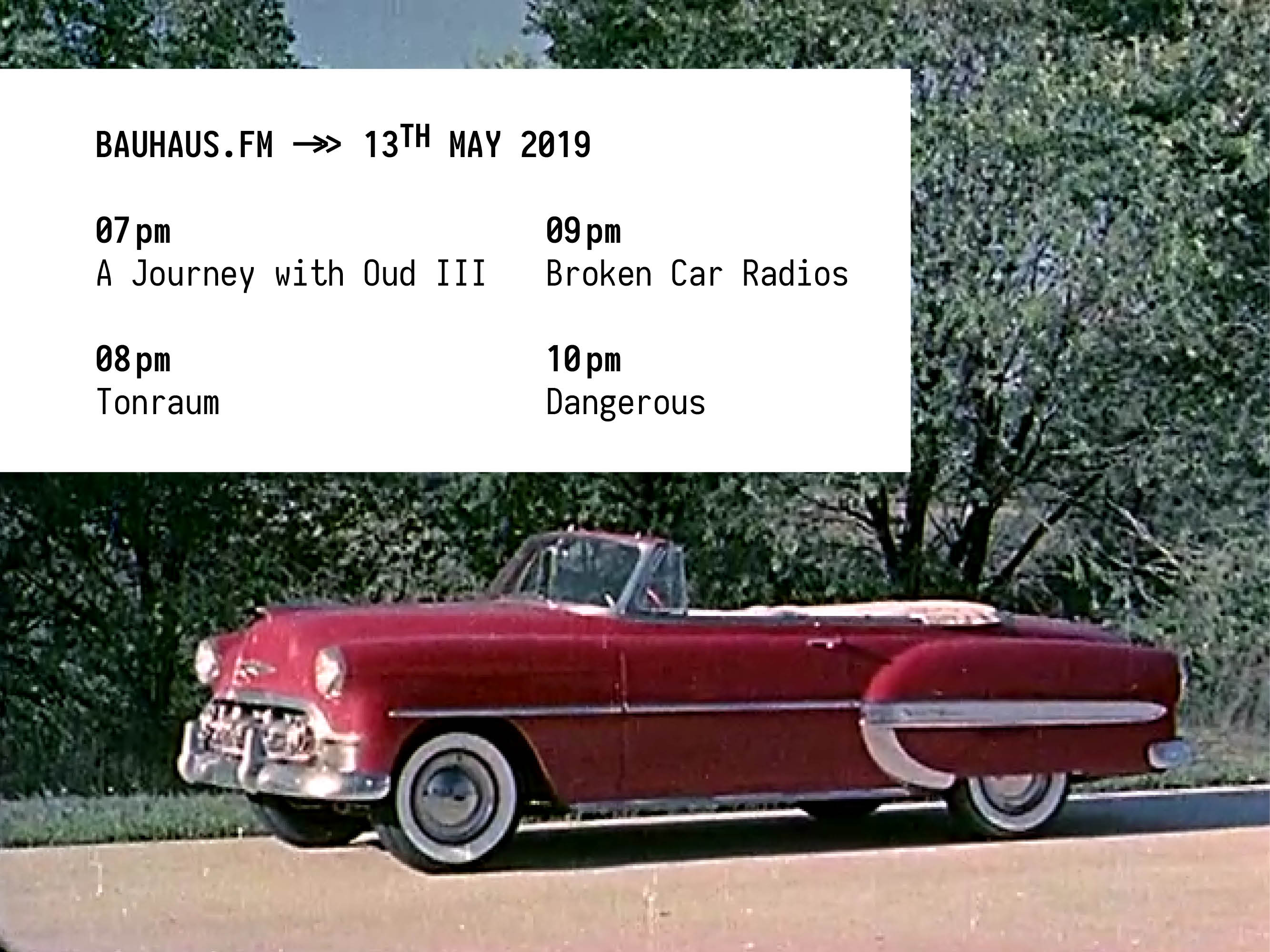 bauhaus.fm schedule for 13th May 2019
