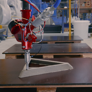 Robotergestützter 3D-Betondruck / Professur Werkstoffe des Bauens